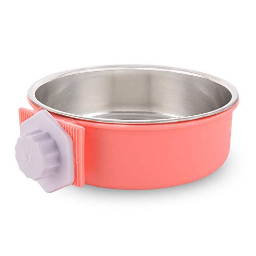 Futterstation Hund Hundenapf Höhenverstellbar Haustierschalen Für Katzen Katzen-Wasserschüssel Edelstahl Hundenäpfe Hundenäpfe Medium pink,l von BENHAI