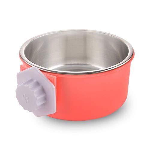 Futterstation Hund Hundenapf Höhenverstellbar Haustierschalen Für Katzen Katzen-Wasserschüssel Edelstahl Hundenäpfe Hundenäpfe Medium pink,s von BENHAI