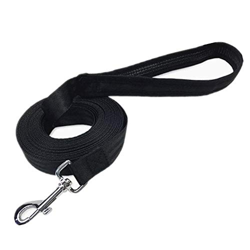 Hundeleine Große Hunde Hundeleine Kleine Hund Hund führt Rutschseil Anti-Pull-Hundeleine Lange Hundeleine Hundetraining Lead Seil Hund führen Black,10m von BENHAI