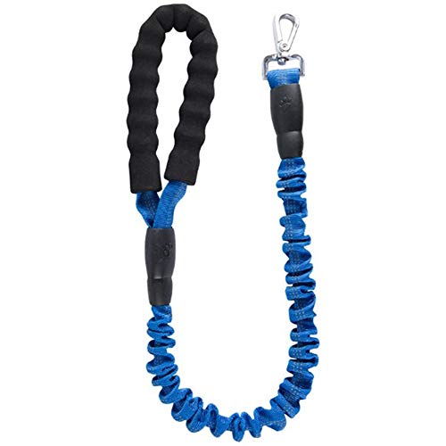 Hundeleine Kleine Hund Hundeleine Hund Bungee Blei Anti-Pull-Hundeleine Leine für große Hunde Hundetraining Lead Hund führt Rutschseil Blue von BENHAI