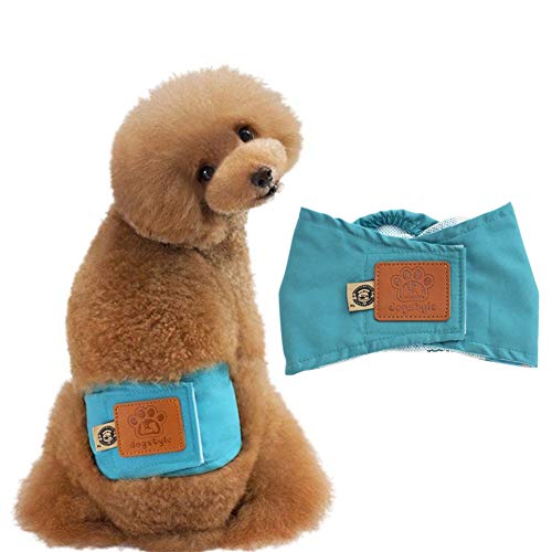 Hundewindeln FüR HüNdinnen Inkontinenz Hundewindeln RüDe Hunde Periode Hosen Windeln Hunde Hund Windeln weiblich klein Hundewindeln Weibliches Medium Green,XL von BENHAI