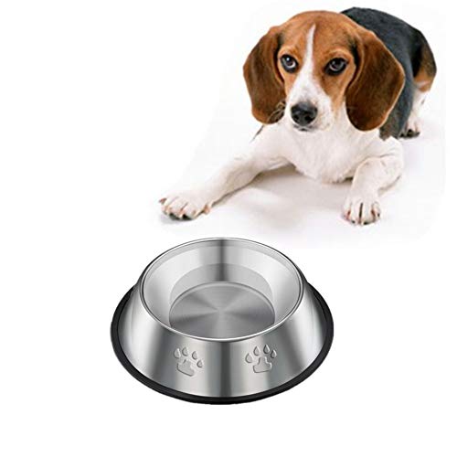 Katzennapf Katzennapf rutschfest Hundenahrungsmittelschüssel Metall Hundenäpfe Hundenapf Edelstahl Personalisierte Hundenapf b,15cm von BENHAI