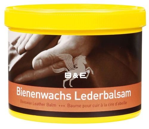 Bienenwachs-Lederpflege-Balsam 500 ml Bundle incl. 2 Carmesin.com PUTZTÜCHER von HAPIPET