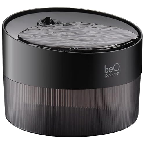 BEQ Automatischer Katzen-Wasserbrunnen, 2,5 l, für den Innenbereich, Ultra-leise, leise, Haustier-Wasserspender, BPA-frei, sichtbarer Wasserstand, geeignet für Katzen, kleine Hunde und andere BEQ Automatischer Katzen-Wasserbrunnen, 2,5 l, für den Innenbereich, Ultra-leise, leise, Haustier-Wasserspender, BPA-frei, sichtbarer Wasserstand, geeignet für Katzen, kleine Hunde und andere von BEQ