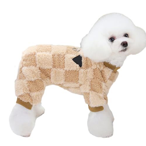 BERO Hunde-Wintermantel - Warme vierbeinige kleine Hundejacke mit D-Ring | Fleecejacke für Hunde im Herbst und Winter, Hundebekleidung für kleine Hunde und Welpen von BERO