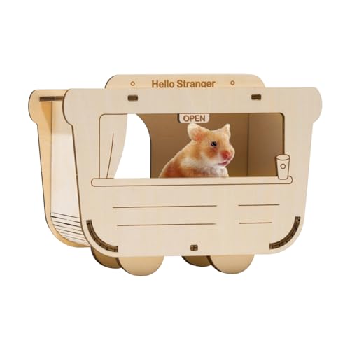 Kletterspielzeug für Hamster - Kratzfeste Hamsterhütte im Kabinenstil | Tischschmuck für Wohnzimmer, Balkon, Spielzimmer, Kinderzimmer, Arbeitszimmer Bero von BERO