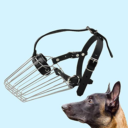 Hundemaulkorb Edelstahlkorb Pet Maske for Schäferhund Malinois Und Rottweiler Mund-Abdeckung for Biting Chewing Barking von BERULL