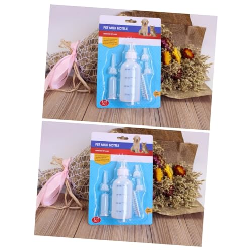 BESPORTBLE 2St Fläschchen für Haustiere Pet Nurser Bottle Pet Feeding Bottle Pet Bottle for Kittens Pet Bottle kit Pet Milk Bottle Katze Nuckelflasche Hund babyflasche Pflegeset für Haustiere von BESPORTBLE