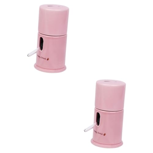 2St Wasserflaschenhalter für Hamster Wasserflasche für Igelspender Hamsterversteck Hamster wasserspender nager trinkflasche Hamster-Entferner Futterautomat für Haustiere Rosa BESPORTBLE von BESPORTBLE