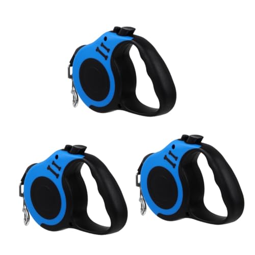 3st Teleskop-zugseil Leine Für Hunde Automatisches Zugseil Teleskopierbares Zugseil Auto Hund Zugseil Hund Haustier-traktionsseil Nylon Blue BESPORTBLE von BESPORTBLE