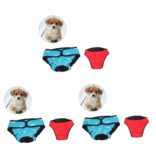 BESPORTBLE 6 STK Windeln für Hunde hundewindel Hunde Unterhose Dog Diapers Hundehöschen Hunde Physiologische Hunde windel Welpenwindeln Hundephysiologische Hosen Haustierwindeln von BESPORTBLE