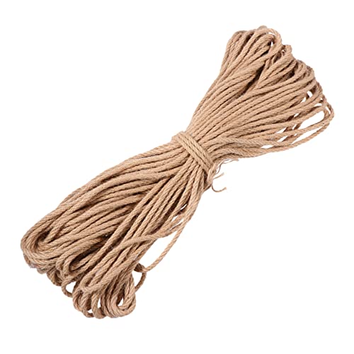 BESPORTBLE 1 STK Hanfseil Ersatz-Kratzbaum Katzenkratzbaum Sisalseil DIY Seil Katzenseil treppenhandlauf Katzen Spielzeug cat Toy Katzengreifsäulenseil Ersatz für Katzenkratzbaum Jute Beige von BESPORTBLE