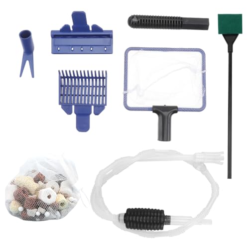 BESPORTBLE 1 Satz Aquarium Wasser Wechsel Set Sockelleistenreiniger Tank Luftpumpe Für Aquarien Aquariumreiniger Schildkröte Entfernung Schwamm Anlage Automatisch Netz Haustier Teich Plastik von BESPORTBLE