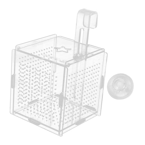 BESPORTBLE 1 Satz Betta-Box Aquariumheizung Aquarien Pakete Pumpe Für Schlauchboote Netz Veranstalter Fosh Abteil Kühler Saugnapfhaken Draht Filter Großes Aquarium Tank Acryl Transparent von BESPORTBLE