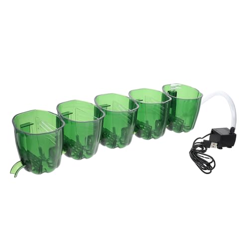 BESPORTBLE 1 Satz Filterbox Für Aquarien Aquarium Pool Filterpumpe Bodenfilter Für Aquarien Wasser Reiniger Dekorationen Für Aquarien Fisch Tank Haustier Spender Panzer Brunnen Green Plastik von BESPORTBLE