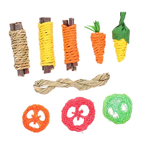 BESPORTBLE 1 Satz Hamster-Spielzeug Plüschspielzeug für Hunde Welpen-Kit Hasenkauspielzeug Hamster Spielzeug hamsterspielzeug spielzeuge Snacks Hasenspielzeug Hamster Kauspielzeug hölzern von BESPORTBLE