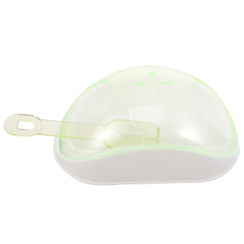 BESPORTBLE 1 Satz Hamster transparentes Badezimmer Haustier Badezimmer Hamsterversteck Hamstersandbad Hamster sandbad Hamster-Sandbad Hamster-Badewanne Rennmaus-Badewanne Plastik Light Green von BESPORTBLE