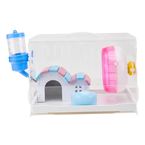 BESPORTBLE 1 Satz Hamsterhauskäfig Hamster käfig Hamster cage Pet cage Kleintierkäfig Zubehör für Meerschweinchen Spielzeug Haustier Hamsterkäfig aus Acryl Villenkäfig für Hamster Produkt von BESPORTBLE