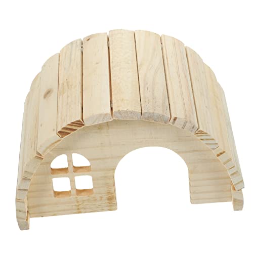 BESPORTBLE 1 Satz Hamsterversteck Hamsterkäfig dekor Hamster-Verstecknest Hamsternest Hamster Spielzeug hamsterspielzeug nagerhaus Kleines Tierhaus aus Holz Hamsterversteck Nest hölzern von BESPORTBLE