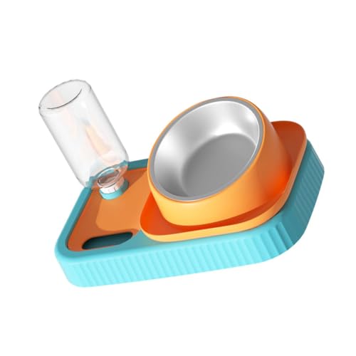 BESPORTBLE 1 Satz Katzennapf Futterautomat für Haustiere katzenfutterspender automatisch pet Water Bowl katzenschüssel Futterspender für Katzen Futternapf für Katzenflaschen Rostfreier Stahl von BESPORTBLE