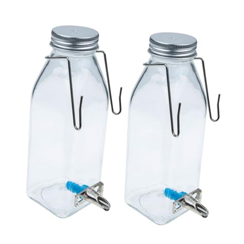 BESPORTBLE 1 Set Haustier Trinkflasche Für Kaninchen 350ml Wasserspender Mit Silent Pin Geeignet Für Kleine Haustiere Ideal Für Käfigaufhängung Auslaufsicher Und Leise von BESPORTBLE