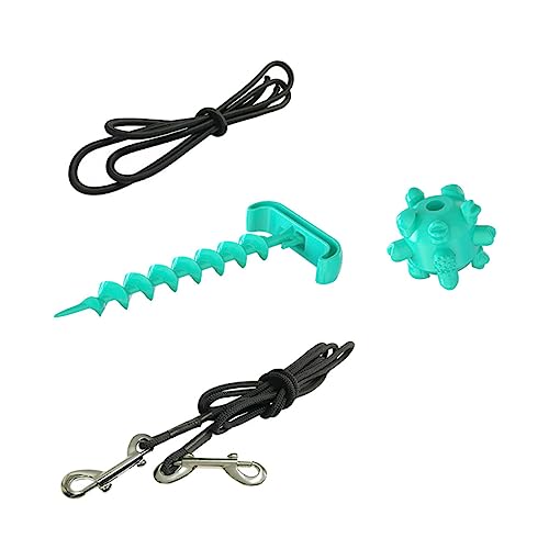 BESPORTBLE 1 Satz für hundepfosten hundepflege Hunde Pflege Halsband Hunde Hundeleine für Camping Hundeläufer Kabel Molarenkugel Spielzeug Hund Kabel binden Outdoor-Hundebedarf Blue von BESPORTBLE