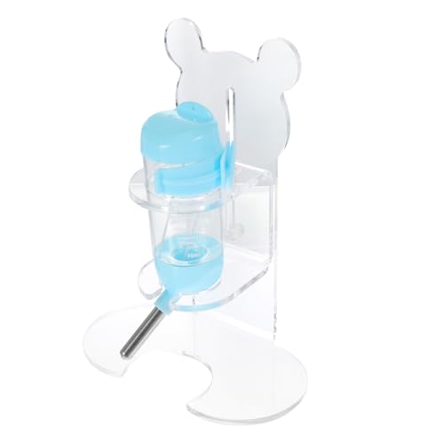 BESPORTBLE 1 Set Hamster Flaschenkäfig Haustierkäfig Wasserspender Haustier Tränke Auslaufsicherer Wasserspender Mit Halter Stehende Tränke Für Hamster Kaninchen Wasserspender von BESPORTBLE