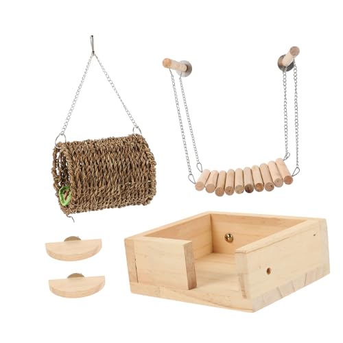 BESPORTBLE 1 Set Hamster Spielzeug Meerschweinchen Plattform Hamster Kletterleiter Hamster Plattform Käfigspielzeug Für Hamster Kleintier Leiter Spielzeug Kleine Haustierleiter von BESPORTBLE