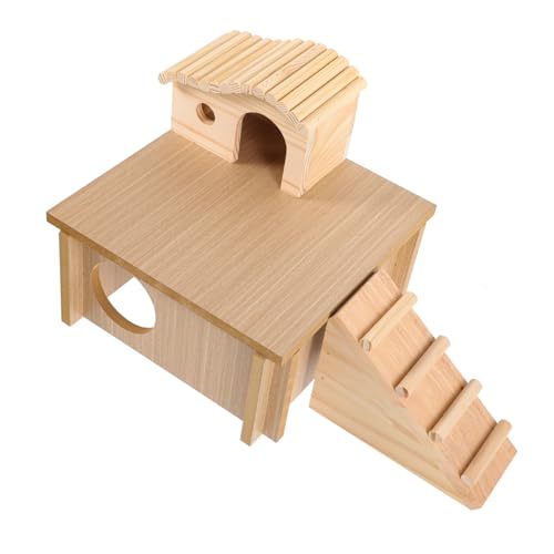 BESPORTBLE 1 Set Holz Hamster Hamster Kletterleiter Kleine Haustiere Versteckspiele von BESPORTBLE