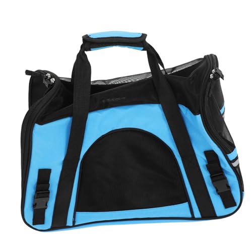 BESPORTBLE 1 Stück Pet Outdoor Handtasche Atmungsaktive Hundetrage Katzenaufbewahrungshalter Haustierbedarf Für Park Hospital Mit Pad Blau von BESPORTBLE