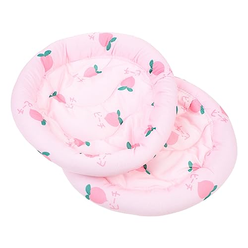 BESPORTBLE 10 STK Hamster Pad Bodenbelag für kleine Haustiere Spielzeug Welpe Haustiermatte Hamster Schlafmatte Fußmatten Chinchilla-Spielzeug Hamster-Schlafmatte Einstreu für Hamster Rosa von BESPORTBLE