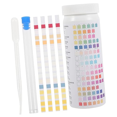 BESPORTBLE 100 Stück Haushaltswasserqualitätsprüfung Papierreinheit Teststreifen Ph Meter Aquarium Wassertest Kit Teststreifen Trinkwasser Teststreifen Wassertester Kunststoff von BESPORTBLE