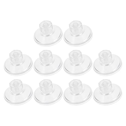 BESPORTBLE 10St Saugnapf drehen Pumps tauchfähig Reiniger Babyflaschen für Neugeborene Gestell Saugnapfhalterung Suction Cup saugkorb Schrauben Saugnapf für Aquarium Saugnapf für Aquarien PVC von BESPORTBLE