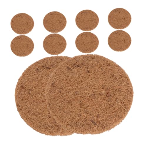 BESPORTBLE 10St Taubennestmatte Animal Polster Tiermatte Vogelnestmatte Haustier Nest Matte Taubennistplätze Nestunterlage für Vögel Premium-Vogeleiermatten Zuchtpads für Papageien Kokos von BESPORTBLE