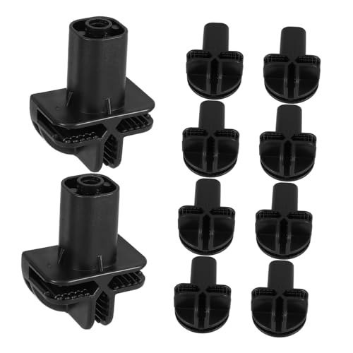 BESPORTBLE 10st Zubehör Für Katzenkäfigrollen Teile Stecker Universelle Anschlüsse Tablett Kombinationsinstrumententafel Speicheranschlüsse Utility-Rack-blätter Netzverbinder Abs Black von BESPORTBLE