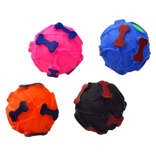 BESPORTBLE 12 STK Hunde lecken den Ball Beißspielzeug Kleines Kauspielzeug für Hunde Hündchenspielzeug Dog chew Toy hundekauspielzeuge Leckspielzeug für Hunde Hundebissspielzeug Kieselgel von BESPORTBLE