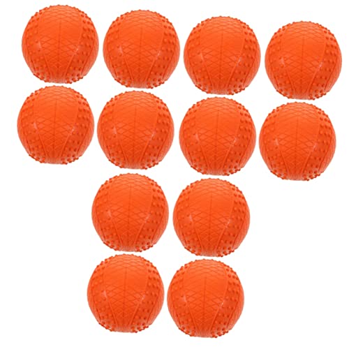 BESPORTBLE 12 STK Hundeball aus Gummi Hundespielzeug Leckerli-Ball für Hunde Interaktives Spielzeug für Haustiere Dog chew Toy hundekauspielzeuge Gummibälle für Hunde kleine Bälle für Hunde von BESPORTBLE