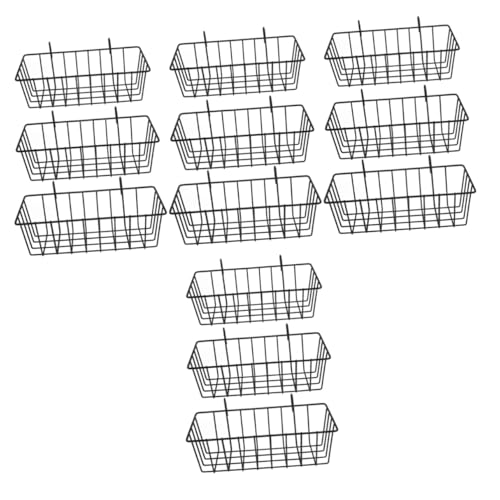 BESPORTBLE 12 STK Kaninchen Heuraufe Häschen-heukrippenhalter Heuspender Für Meerschweinchen Spielzeug Für Papageien Hasenheuhalter Heufutterautomat Für Ziegen Hasenheuspender Schmiedeeisen von BESPORTBLE