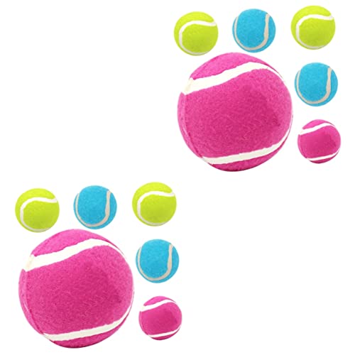 BESPORTBLE 12 STK Tennisspielzeug Für Hunde Beißspielzeug Für Welpen Backenzahnspielzeug Für Hunde Haustier Spielzeug Kleines Kauspielzeug Für Hunde Tennisbälle Für Welpen Hundebälle Gummi von BESPORTBLE