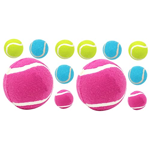 BESPORTBLE 12 STK Tennisspielzeug für Hunde Hundeball Kuscheltier für Hund Hundebälle Interactive Dog Toys interaktives Spielzeug dogball Bälle für Hunde Welpenbälle für kleine Hunde Gummi von BESPORTBLE