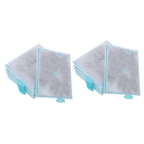 BESPORTBLE Aquarium 12 STK Filterelement für Aquarien Wattepads Sieb Filterwatte für Aquarien verdickte Filterwatte verpackt Filtermatte Wasserfilter Filterschwamm Zubehör Aktivkohle von BESPORTBLE