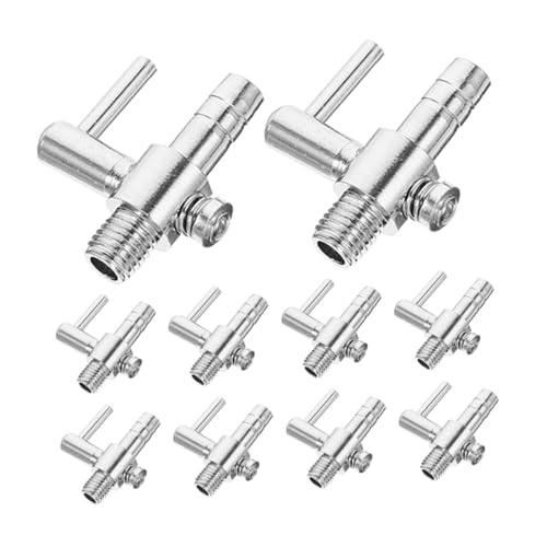BESPORTBLE 12 Teiliges Regelventil Für Sauerstoffpumpe Shunt Pumpe Aquarium Luftpumpen Strömungshebel Luftstrom Splitter Luftleitungs Schlauchverbinder Fischtank Splitter Silber BESPORTBLE 12 Teiliges Regelventil Für Sauerstoffpumpe Shunt Pumpe Aquarium Luftpumpen Strömungshebel Luftstrom Splitter Luftleitungs Schlauchverbinder Fischtank Splitter Silber von BESPORTBLE