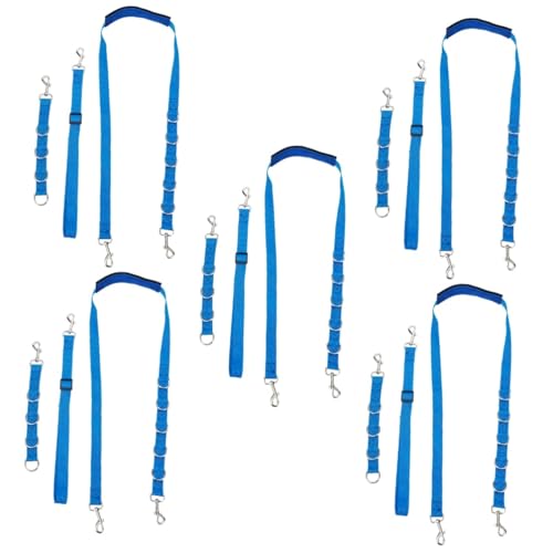 BESPORTBLE 15 STK Haustierpflegeseil hundegurt hundelaufband Hunde Accessories Hundezubehör-Gesamtpaket Hundeshampoo Pflege Schlinge Hundeschlupfleine Hundepflegeleine Polypropylen Blue von BESPORTBLE