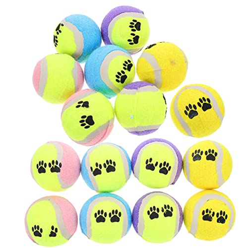 BESPORTBLE 16St kleine Hundebälle Interactive Dog Toys hundewelpen hundspielzeug hundeball Ballspielzeug für Katzen Hundespielzeug behandeln Welpenball Tennisball für Hunde Gummi von BESPORTBLE