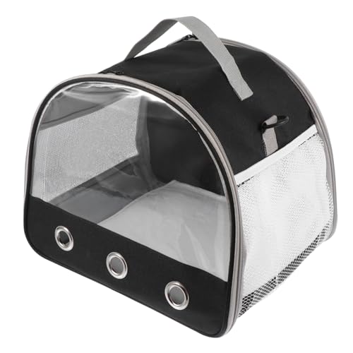 BESPORTBLE 1Stk Hamster aus Tasche Auto Ratte Tragetasche für Hunde Hamster transportbox Tier Transport Box Hamster-Ausgangsbeutel Hamster atmungsaktive Handtasche Segeltuch Black von BESPORTBLE