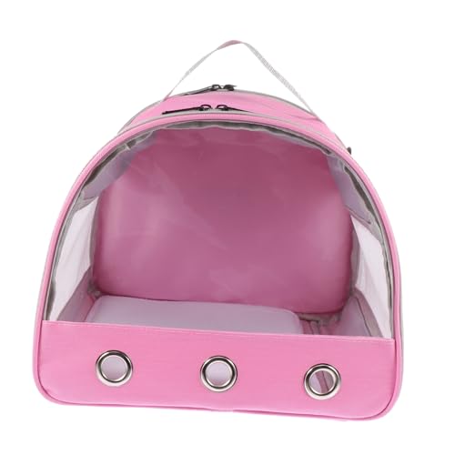 BESPORTBLE 1Stk Hamster aus Tasche Chinchilla Tasche Hamster Tasche Mini-Tasche für Haustiere Mini-Tragetaschen Seesäcke für unterwegs Mäuse Tasche Hamster-Ausgangsbeutel Segeltuch Rosa von BESPORTBLE