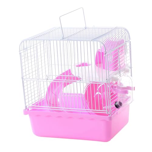 BESPORTBLE 1Stk Hamsterkäfig hamsterhaus Hamster käfig hamsterzubehör nagerhaus Chinchilla-Zuchtkäfig Hamster-Reisekäfig Haustier Hamsterburg Chinchilla-Käfig für Haustiere Eisendraht von BESPORTBLE