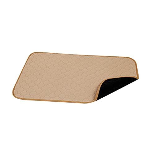 BESPORTBLE 1Stk Haustierbedarf hundekissen abwaschbar pet Supplies Tierpflegeprodukte wasserdichte Hundematte Hundebad Hunde wasserbrunnen Saugeinlagen für Haustiere Hunde-PIPI-Pads Khaki von BESPORTBLE