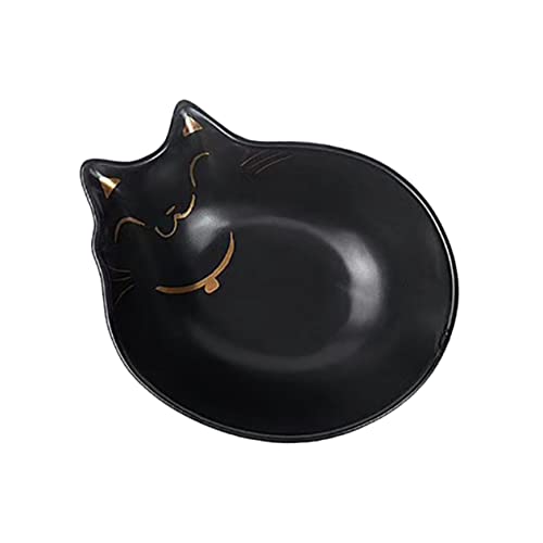 BESPORTBLE 1Stk Katzennapf pet Bowl katzenbedarf cat Accessories katzenschüssel Fancy Feast Nassfutter für Katzen Transparenter Katzenwassernapf Haustierzubehör Futternapf für Katze Black von BESPORTBLE