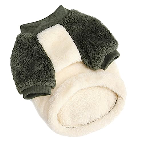 BESPORTBLE 1Stk Kleidung für Haustiere Hundeumhang Hund wintermantel kleine hundeweste warme Weste kalt hundemantel Dog Raincoat Haustier -Outfit Hund lustige Kleidung Polarfleece Dark Green BESPORTBLE 1Stk Kleidung für Haustiere Hundeumhang Hund wintermantel kleine hundeweste warme Weste kalt hundemantel Dog Raincoat Haustier -Outfit Hund lustige Kleidung Polarfleece Dark Green von BESPORTBLE
